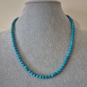 NATURAL TURQUOISE NECKLACE & BRACLET.1 MOONSTONE BRACLET CERTIFICATE OF AUTHEN.